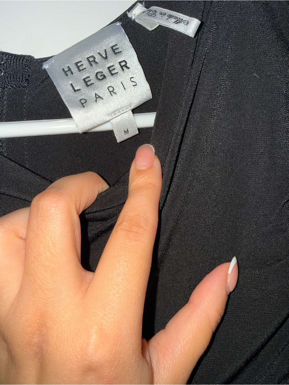 Herve Leger Black Bandage-Style Dress